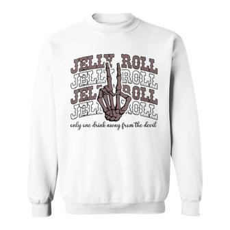 Jelly Roll Only One Drink Away From The Devil Country Music Sweatshirt - Seseable