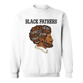 Junenth Black Fathers Matter Fathers Day Pride Dad Black Sweatshirt | Mazezy AU