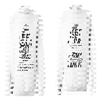 Keep Calm And Let Adin Handle It Name Sweatshirt | Mazezy