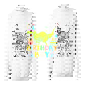 Kids 2 Year Old 2Nd Birthday Boy T Rex Dinosaur For Boy Sweatshirt | Seseable FR