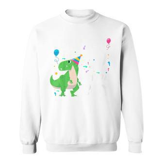 Kids 5 Year Old Gifts 5Th Birthday Boy T Rex Dinosaur Child Sweatshirt | Mazezy