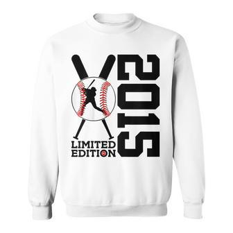 Kids 8Th Birthday Baseball Limited Edition 2015 Sweatshirt - Seseable