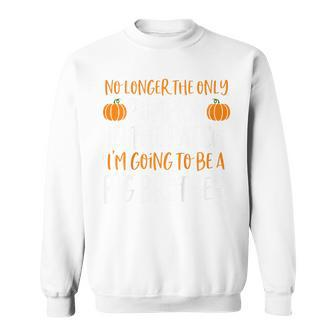 Kids Big Brother Fall Pregnancy Announcement Halloween Sweatshirt | Mazezy