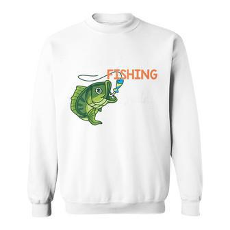 Kids Fishing- Daddy Fishing-Buddy Fly Bass Boy Toddler Funny Sweatshirt - Seseable