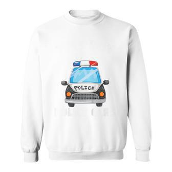Kids Police Officer This Boy Loves Police Cars Toddler Sweatshirt - Seseable