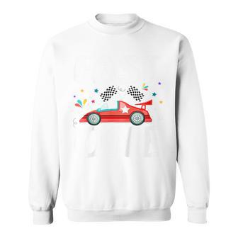 Kids Race Car 1St Birthday Fast One This Little Racer Is One Year Sweatshirt - Thegiftio