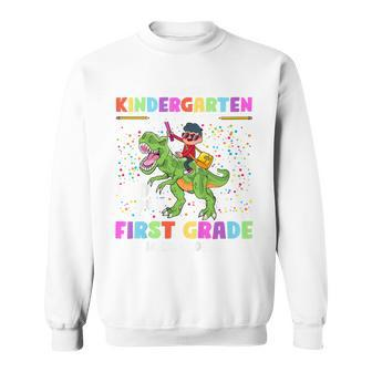 Kids So Long Kindergarten Graduation Class 2023 Dinosaur Kids Sweatshirt | Mazezy