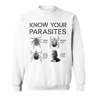 Know Your Parasites's Anti'ss Biden Joe Biden Parody Sweatshirt - Seseable