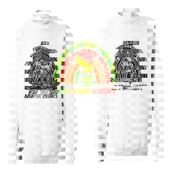 Know Your History Junenth Fist Western Black History Sweatshirt | Mazezy