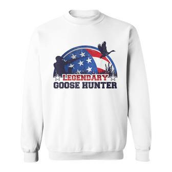 Legendary Goose Hunter American Flag Hunting Sweatshirt | Mazezy UK