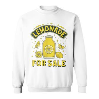 Lemonade For Sale Summer Lemon Aid Stand Kids Boys Girls Sweatshirt | Mazezy