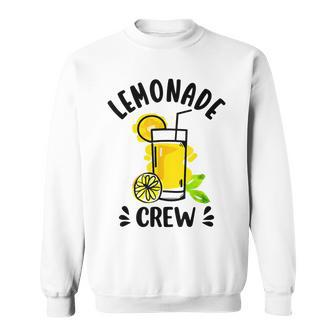 Lemonade Stand Boss Lemon Juice Gift Lemonade Crew Sweatshirt | Mazezy