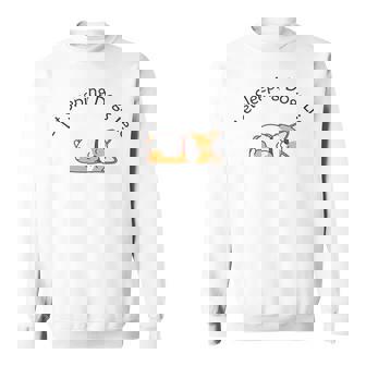 Let Sleeping Dogs Lie Corgi Sweatshirt | Mazezy