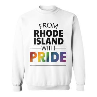 Lgbt Rhode Island Gay Pride Sweatshirt | Mazezy