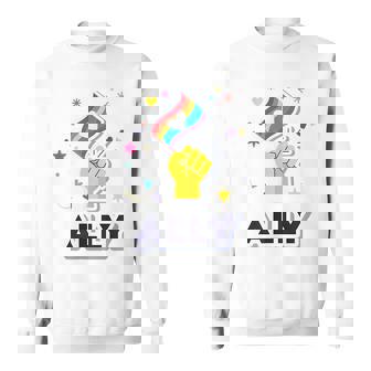 Lgbtq Ally Proud Ally Gay Pride Sweatshirt | Seseable CA
