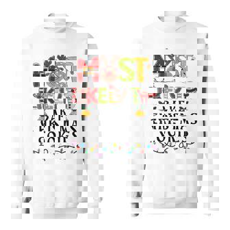 Most Likely To Bake Christmas Cookies Baker Family Matching Sweatshirt - Thegiftio