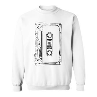 Love Retro Mixtape 80'S Blank Cassette Tape Sweatshirt | Mazezy