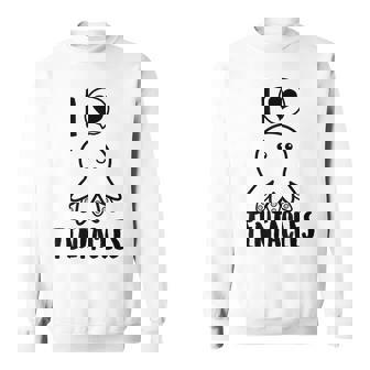 I Love Tentacles Cute Octopus Sweatshirt | Mazezy