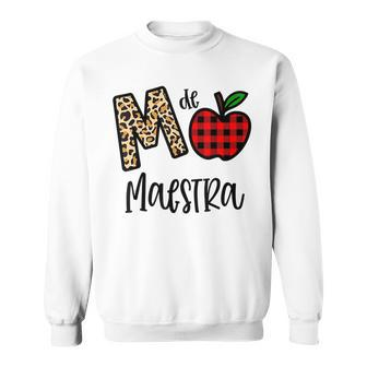 M De Maestra Leopard Apple Red Plain Sweatshirt | Mazezy