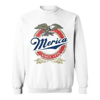 Merica Since 1776 Tank Funny 4Th Of July Merica Since 1776 Sweatshirt - Seseable