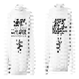 Metal & Lit Rocker Halloween Halloween T Halloween Sweatshirt | Mazezy