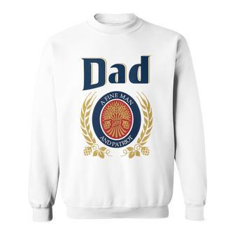 Miller Dad A Fine Man And Patriot Fathers Day Sweatshirt | Mazezy