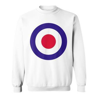 Mod Target Retro Mods Arrow Targets Fashion Sweatshirt | Mazezy