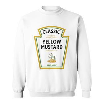 Mustard Halloween 2023 Costume Family Ketchup Team Family Sweatshirt - Seseable