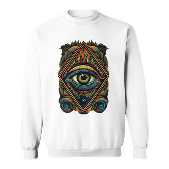 Mystical Gaze Third Eye Sweatshirt | Mazezy