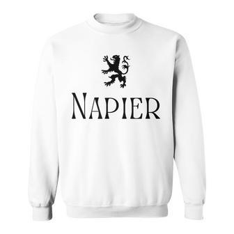 Napier Clan Scottish Family Name Scotland Heraldry Sweatshirt | Mazezy