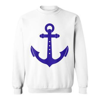 Nautical Anchor Cute Design For Sailors Boaters & Yachting Sweatshirt | Mazezy