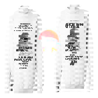 Never Underestimate An Old Man Drag Racing Born In April Old Man Funny Gifts Sweatshirt | Mazezy