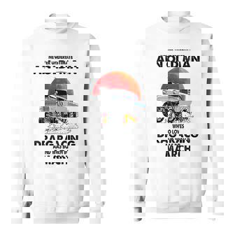 Never Underestimate An Old Man Drag Racing Born In March Sweatshirt - Seseable