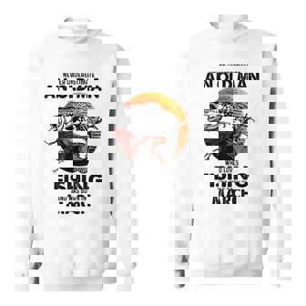Never Underestimate An Old Man Who Loves Fishing March Sweatshirt - Seseable