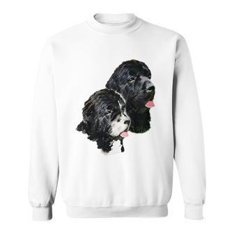 Newfoundland Dogs Including Landseer Sweatshirt | Mazezy