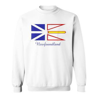 Newfoundland Flag Souvenir Sweatshirt | Mazezy