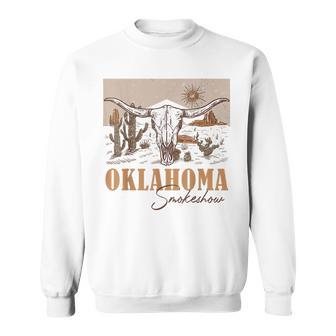 Oklahoma Smoke Show Oklahoma Smokeshow Western Country Sweatshirt - Monsterry