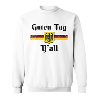 Oktoberfest German Flag Eagle Prost Guten Tag Y'all Fun Sweatshirt | Mazezy