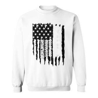 On Friday We Wear Red Friday Military Support Troops Us Flag Funny Military Gifts Sweatshirt | Mazezy