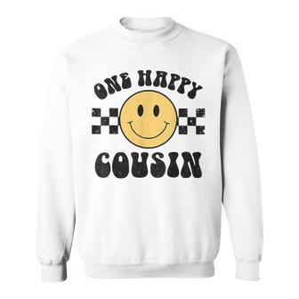 One Happy Dude 1St Birthday One Cool Cousin Family Matching Sweatshirt | Mazezy DE