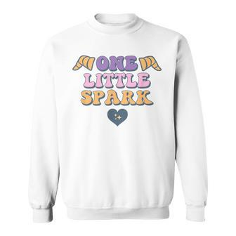 One Little Spark Retro Imagination Sweatshirt - Seseable