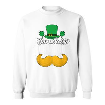 One Lucky Grandad Irish Proud Dad Grandpa St Patricks Day Gift For Mens Sweatshirt | Mazezy