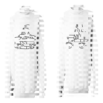 Original Cartoon Nash Metropolitan Antique Car Sweatshirt | Mazezy