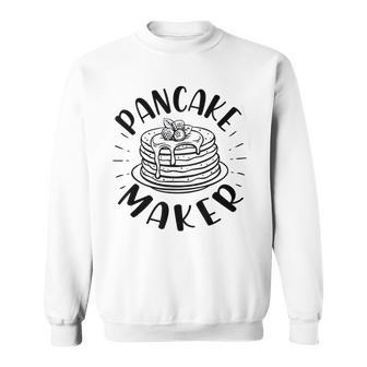Pancake Maker Dad And Kid Pancake Dad Son Matching  Sweatshirt