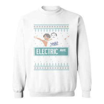 Pardon My Take Electric Avenue Ugly Christmas Sweater Sweatshirt - Monsterry