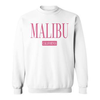Pink Malibu California Trendy Preppy Aesthetic Sweatshirt - Thegiftio UK