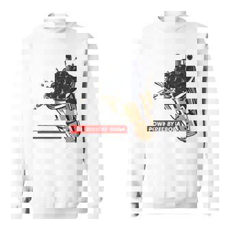 Powered By Boba Cute Milk Tea Lover Gift Sweatshirt | Mazezy