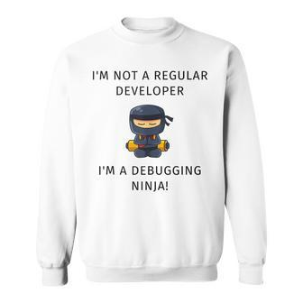 Programmer Coder Engineer Developer Debugging Ninja T Sweatshirt | Mazezy