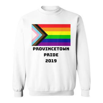 Provincetown Pride 2019 Trans And Gay Pride Flag Sweatshirt | Mazezy