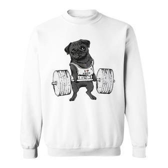 Pug Weightlifting - Mens Standard Sweatshirt - Monsterry DE